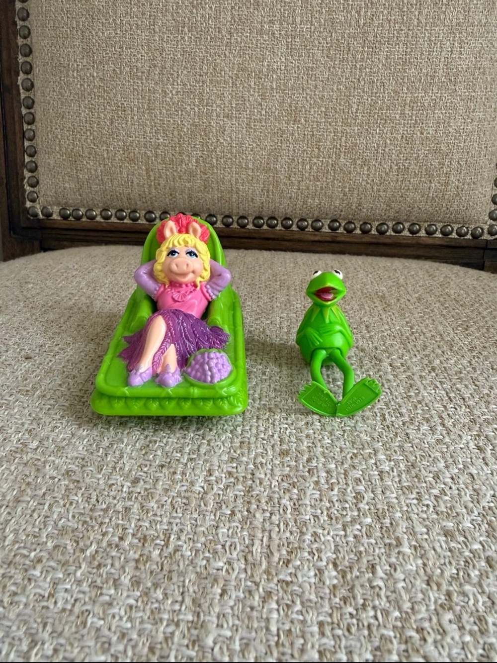 Muppets vintage collectible toys Miss Piggy and Kermit the Frog 1990s - Picture 2 of 5